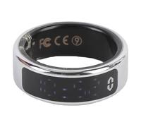 XUXHOU Smart Ring, Fitness Tracker Argento con Contapassi e Display con Tasti a Sfioramento per L'uso Quotidiano (Taglia 12 (ID 21,4 mm/0,84 pollici C 67,2 mm/2,65)