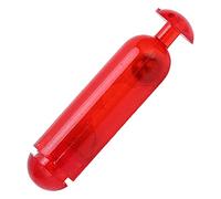 XUXHOU Sonagli a Tubo con Inserto per Esca da Pesca da 21 Mm, il Suono della Sfera in Acciaio Inossidabile Attira i Pesci, Materiale Leggero in PVC, con Design Durevole, per Esche (rosso)