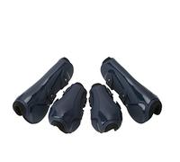 XUXHOU Stivali per Gambe di Cavallo Ispessiti 4 Pezzi Design Ammortizzante in PU per Supporto per Guida e Salto (Un Set di Blu Navy Grande)