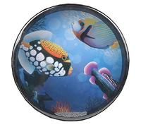 XUXHOU Strumenti Musicali Giocattoli Tamburo a Mano Orff Percussioni per Bambini Morbido Suono del Mare Giocattolo Educativo Legno PVC Ferro Pelle Tamburo Onda Dell'oceano