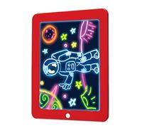 XUXHOU Tavoletta LED per Disegno per Bambini, Lavagna Cancellabile da 9,8 | Riutilizzabile per L'apprendimento Prescolare, in Materiale ABS, Sviluppa la creatività, Evita Macchie Sui Muri, Si Pulisce