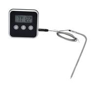 XUXHOU Termometro da Ad Alta Precisione con Pulsanti a Sfioramento e Retro Magnetico per la Cottura Al Barbecue, Misurazione della Temperatura della Carne -50 ℃ ~ 300 ℃ (BLACK)