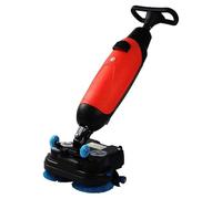 XUXIAO Asciugatrice Professionale per Pavimenti con Pista di Pulizia di 43 cm, Macchina compatta a 360 Giri/min per Una Pulizia efficiente, semovente, Adatta a Diversi Tipi di Pavimento Red