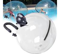 XUXIAO Cammina sull'acqua, Palla da Passeggio, Piscina Galleggiante Che rotola Umano Dentro Criceto Gonfiabile, con Pompa ad Aria elettrica, per spiagge, Commerciali 1.5m