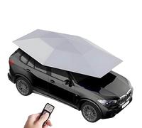 XUXIAO Carport per Auto, Carport Completamente Automatico, Tendalino Impermeabile con Telecomando, Ombrellone Pieghevole per Auto, Parasole, per parcheggi all'aperto,Silver-4.2m