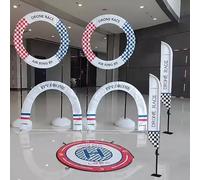 XUXIAO Kit per Percorso a Ostacoli Fai-da-Te per quadricottero, Kit per Percorso a Ostacoli per droni da Interno ed Esterno, Set di Allenamento per droni da Corsa FPV, per la Scuola StyleB