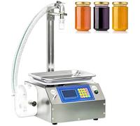 XUXIAO Riempitrice Automatica per Bottiglie di Miele, riempitrice di liquidi per sciroppo di pere, Colla liquida, Portata (Max) 7 l/min, per detersivo per bucato, Salsa, Ketchup