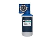 XUXINYCS 12V 24V 200W NMRV30 DC Motoriduttore a vite senza fine con albero a uscita singola RV30 Velocità regolabile CW CCW coppia elevata