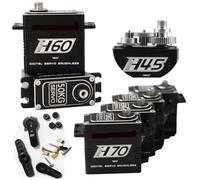 XUXINYCS 35 kg, 40 kg, 45 kg, 50 kg, 55 kg, 60 kg, 65 kg, 70 kg, cambio in metallo, impermeabile, senza scopa, servo digitale per RC 1/10, 1/8 auto, robot, barche, aerei
