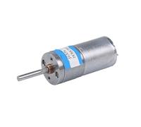 XUXINYCS Motoriduttore CC da 25 mm 6 V 12 V 24 V albero esteso a bassa velocità velocità regolabile può CW CCW motore JGA25-370