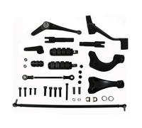 XUXRHMEAN Per Harley Sportster 1200 Custom Seventy Two 883 Iron 2004-2022 Kit Completo di Comandi Avanzati per Moto Pedale Posteriore(B Nero)