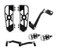 XUXRHMEAN Per Harley Touring Street Road Glide FLHX FLTRX ST 117 121 2014-2025 Kit Leve Freno, Leva Cambio E Poggiapiedi per Moto Pedale Posteriore(all Black)