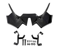 XUXRHMEAN Per Kawasaki Ninja Z650 Z 650 2021-2024 Alette Aerodinamiche per Carenatura Anteriore Alette Aerodinamiche per Moto(Dark Grey)
