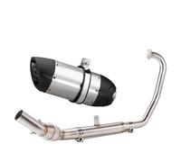 XUXRHMEAN Per NK250 250SR NK300 300SS Collegamento Centrale Anteriore Per Scarico Moto scarico tubo Moto(B Type-)