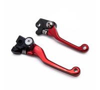 XUXRHMEAN Per XR 150L 650L 190L 125L XR650L XR150L 1993-2025 Leva Freno E Frizione Pivotante Pieghevole Per Dirt Pit Bike Leve Freno Frizione Moto(Rosso)