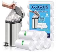 XUXRUS Sacchetti Spazzatura Piccoli 10L Per Bagno, Bianchi, 200 Pezzi