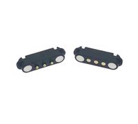 xuyuyan 1-10Pair 5V1A Magnetico Pogo Pin Connettore 2P 3P 4P 5P Maschio Femmina 2.54 MILLIMETRI Caricato a Molla DC Magnete connettore Presa di Alimentazione(3P,5pcs)