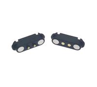 xuyuyan 1-10Pair 5V1A Magnetico Pogo Pin Connettore 2P 3P 4P 5P Maschio Femmina 2.54 MILLIMETRI Caricato a Molla DC Magnete connettore Presa di Alimentazione(2P,5pcs)