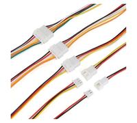 xuyuyan 10 pz 15 cm 1.25 PH2.0 XH SM2.54 2P3P 4P 5P 6P Maschio Femmina Spina Butt-joint Antenna Docking Crimp Terminale Connettore del cavo(Female 5pc Male 5pcs,SM 2.54MM_6P)