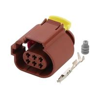 xuyuyan 5/10/20/50 Set 6 Pin Femmina Valvola EGR Connettore Spina Con 15 cm 18AWG Cavo Cablaggio for 1J0973713G 42121200(6p female C,50 sets)