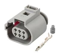 xuyuyan 5/10/20/50 Set 6 Pin Femmina Valvola EGR Connettore Spina con 15 cm 18AWG Cavo Cablaggio for 1J0973713G 42121200(6p Female B,50 Sets)
