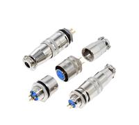 xuyuyan 5/20PCS XS8 XS9 XS10 XS12 Connettore Aviazione Placcato Oro Contatto Push-pull Connettore Rapido Spina Maschio E Femmina 2 3 4 5 6 7PIN(XS8,MALE AND FEMALE_100PCS_3P)