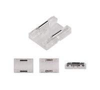 xuyuyan 5 pz Trasparente Senza Saldatura HA CONDOTTO La Striscia Connettore for COB 2835 5050 DIM RGB CCT HA CONDOTTO Le Luci di Striscia IP20 Singolo Doppio End connettori(Strip to Strip,5PCS_4PIN 10