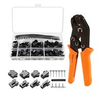 xuyuyan 570 pz Terminale 2 3 4 5 Pin Filo Connettore Passo 2,5 Mm Adattatore Connettore Maschio E Femmina + 1 PZ Pinza A Crimpare Terminale(570PCS with Pliers)