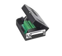 xuyuyan Adattatore connettore DB15 scheda breakout a 15 pin modulo scheda adattatore terminale maschio spina connettore a 15 pin con scheda secondaria custodia(FN)
