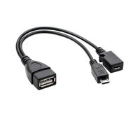 xuyuyan Cavo Otg terminale porta Micro USB Spliter a Y for TV 3 o 2a chiavetta Cavi hardware for PC Adattatori Convertitore Extender