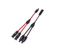 xuyuyan Connettore adattatore ramo Y PV 1000V 30A Connettore pannelli solari 2 in 1 Collegamento cavo IP67 impermeabile Connettori maschio femmina(Y2 no spanner)