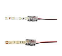 xuyuyan Connettore For Striscia LED Connettore For Cavo Di Prolunga Elettrico 2/3/4/5/6 Pin For Luci Di Striscia LED 5050 RGB For L'uso Del Collegamento Via Cavo(Strip to Wire,5pcs,For 8mm 2pin IP65)