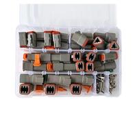 xuyuyan Kit connettore cavo impermeabile serie DT 1Set DT06-2/3/4/6S DT04-2/3/4/6/8/12P Spina sigillata automobilistica con scatola perni(I Sets)