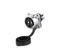 xuyuyan LP28 Industriale 2pin Impermeabile 50A Elettrico AC500V 6AWG Spina Maschio Presa Femmina Cavo Circolare Filo Connettore di Alimentazione(LP-28 2pin socket)