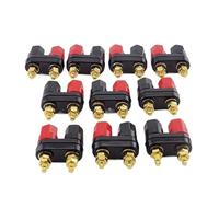 xuyuyan Spine a Banana Coppia Terminali Rosso Nero Connettore Terminale Amplificatore Binding Post Spina for Altoparlante a Banana Jack M20(5 pieces)