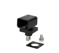 xuyuyan Terminale di accumulo di energia quadrato 500A Connettore batteria al litio 120/200/300A Morsettiera a vite penetrante a parete in rame Morsettiera(120A-A Black)