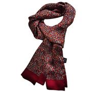 XUYUZUAU Sciarpa in seta 100% da uomo, doppio strato, pañuelo alla moda, formale, casual, per affari, Taglia unica