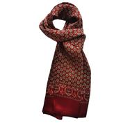 XUYUZUAU Sciarpe da uomo 100% seta, sciarpa a tubo a doppio strato, sciarpa alla moda, sciarpa da collo, sciarpa formale, per affari, casual, per feste, 160*26cm
