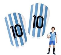 XUZOPIM 1 Pair Mini Football Shin Guards Parastinchi Calcio 10 × 6 Cm Professional Football Shin Guards Small Accessories For Protection From Football Of The Legs For Men Women And Children