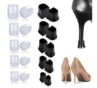 XUZOPIM 10 Pairs Salvatacchi Heel Protectors, Heel Protector Pads Heels Shoes For Wedding High Heels Outdoor Activities Walking Easy Copri Tacchi Per Prato(5 Sizes)