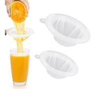 XUZOPIM 2 Pezzi Nylon Mesh Filter 13Cm 15Cm Food Filter Funnels For Filtering Juice, Oil, Milk, Coffee And Wine 100 And 300 Mesh, Colino Cucina