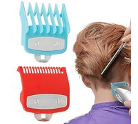 XUZOPIM 2 Pieces Comb Limit For Hair Clippers, Comb Guides For Hair Clippers, Professional Hair Clipper Protective Comb, Combs For Wahl Hair Clipper Razor, Comb Hair Clippers