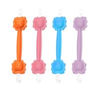XUZOPIM 4 Pezzi Newborn Nose Cleaner Best Nose And Ear Cleaner For Babies Manual Nose Aspirator Soft Replacement Helps Free Closed Nose Pulisci Orecchie Reusable Watering