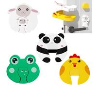XUZOPIM 4 Pezzi Schiuma Ferma Porta, Fermaporta Sicurezza Per Bambini, Fermaporte Bambini, Protezione Per Dito, Sicurezza Del Bambino E Pets Proteggere From Getting Bloccato Nella Stanza