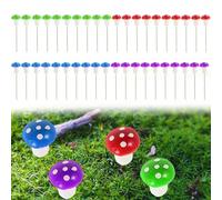 XUZOPIM 40 Pieces Mini Foam Funghi Mushroom Mini Artificial Mushroom Miniature Funghetti Decorativi Fairy Garden Decor Mini Mushroom Garden Ornament For Garden Decoration Micro Landscape Bonsai