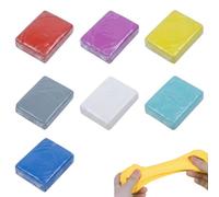 XUZOPIM 7 Pezzi Gomme Impastare Da Cancellare, Gomma Pane Colorata, Gomma Pane Morbida, Può Essere Utilizzato Per Dipingere, Disegnare E Scrivere Tutti I Giorni(7 Colori)
