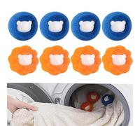 XUZOPIM 8 Pieces Washing Machine Hair Catcher Acchiappa Peli Per Lavatrice Reusable Balls For Washing Machine Hair Catch Animal Hair Collector Washing Machine For Clothes And Bedding