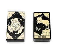 XUZOPIM Tarot Cards Kitten Tarot Tarot Cards Tarocchi Carte For Beginners Classic Tarot Cards Con Lettere Inglesi Tarot Cards For Beginners