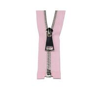 XUZWMAGZJ 1pc 5# Cerniera in Metallo Open-End Giacca Cappotto Cerniere Borsa Vestiti Kit di Riparazione Cerniera Accessori for Cucire(Pink,50cm)