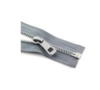 XUZWMAGZJ Cerniera Aperta con Cerniera in Metallo 1pc 5# for Cucire Piumini, Cappotti, Abbigliamento, Accessori for Cucire(Gray,85cm)